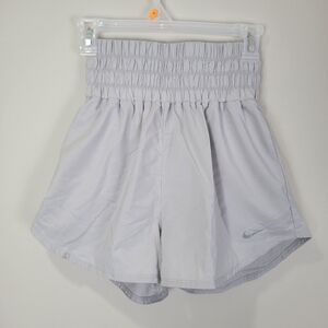 Nike Dri Fit Womens Running Shorts Gray Small